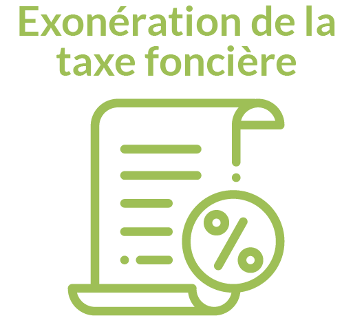 éxonération taxe foncière